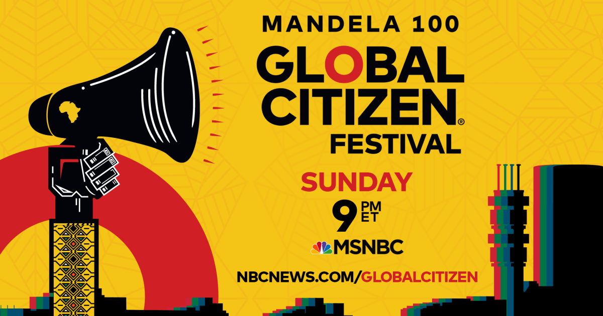 This Sunday, Global Citizen Festival Mandela 100