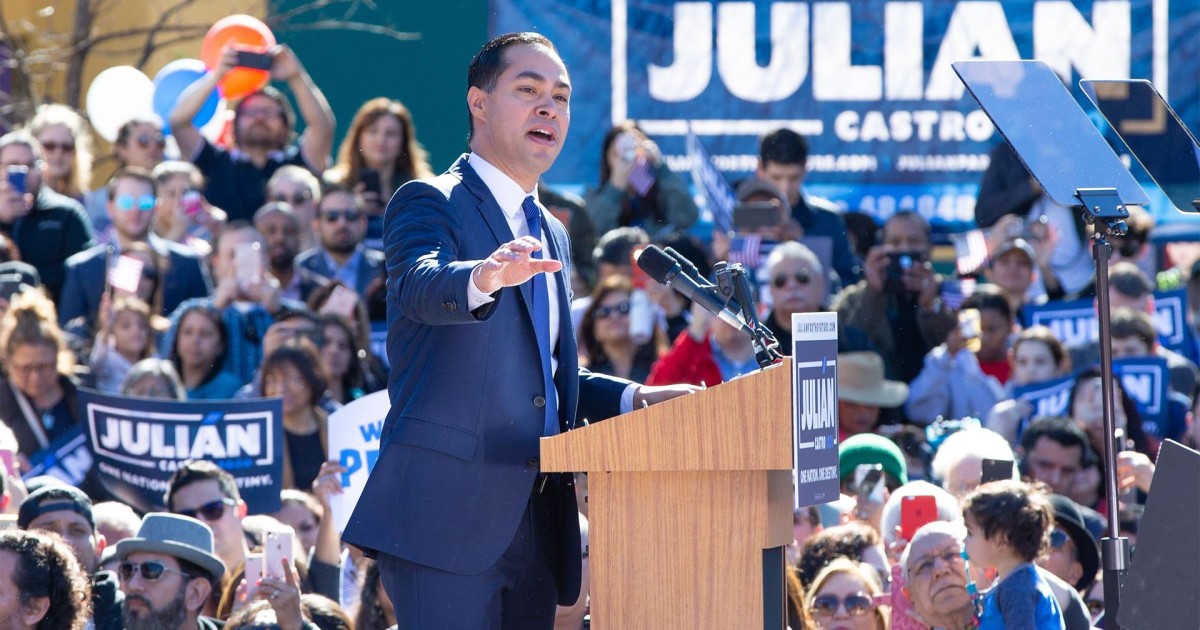 Democrat Julian Castro announces 2020 run for president