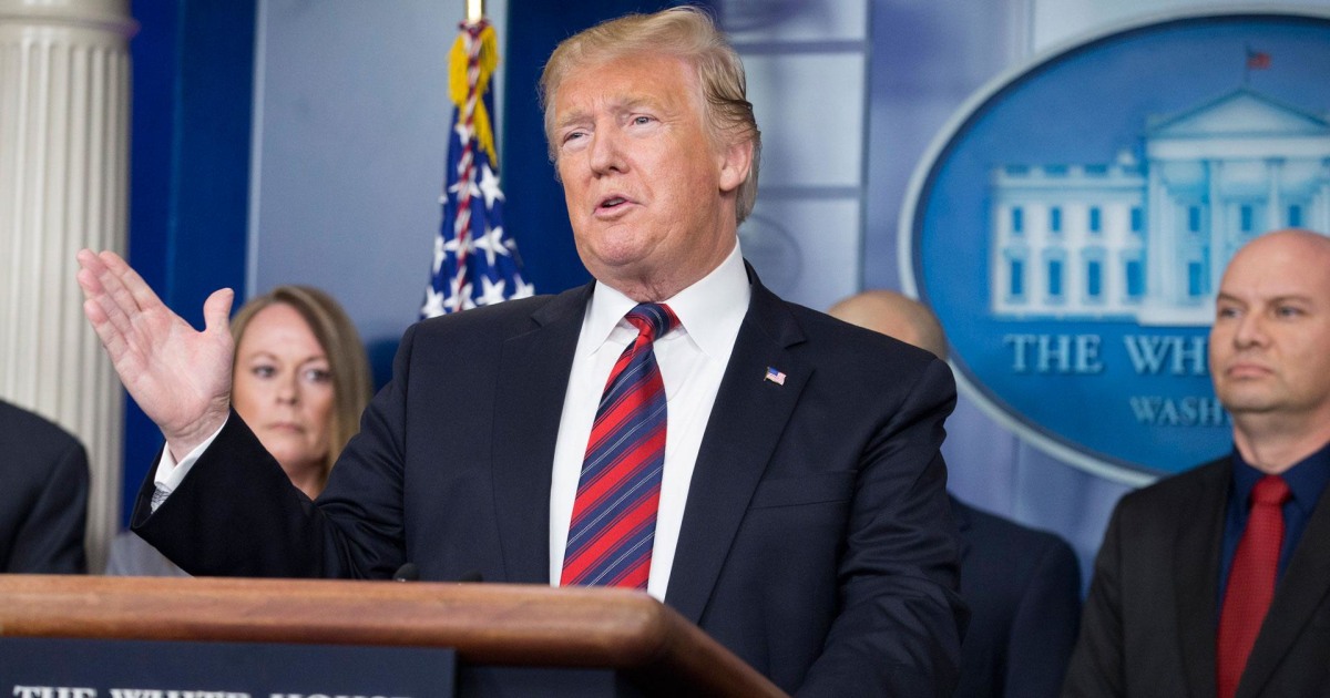President Trump makes first appearance at White House press briefing