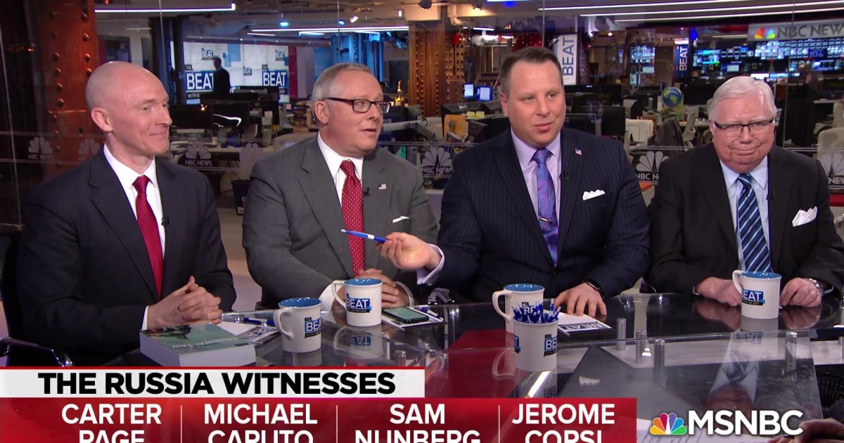 Key Mueller witnesses: He's probing Russian collusion