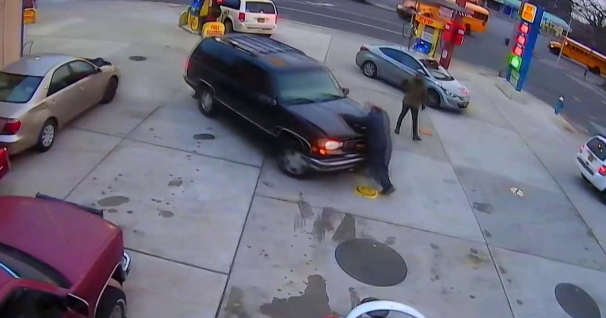 Manhunt underway for hit and run driver who killed gas station ...