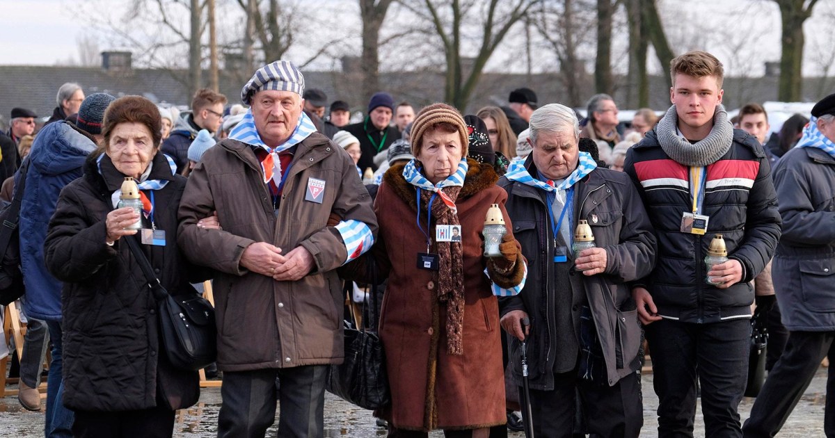 Auschwitz survivors pay respects on International Holocaust Remembrance Day