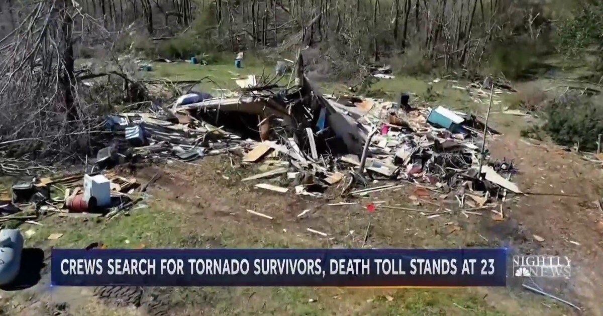 Seven members of one family dead in Alabama tornado