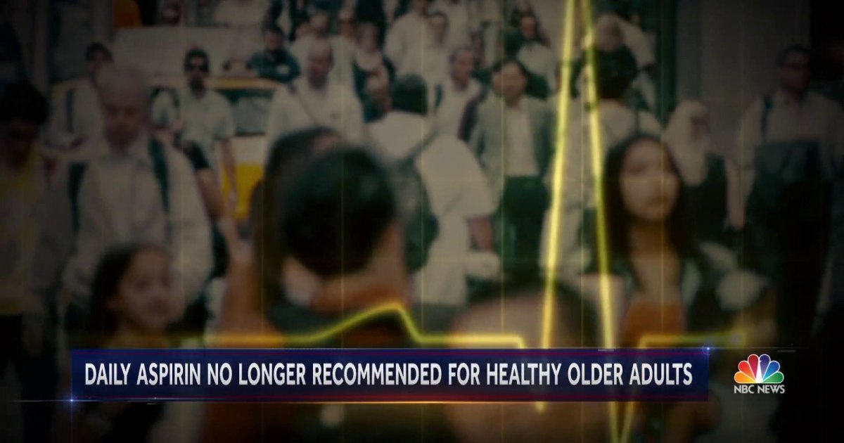 Daily aspirin no longer to prevent heart attacks for