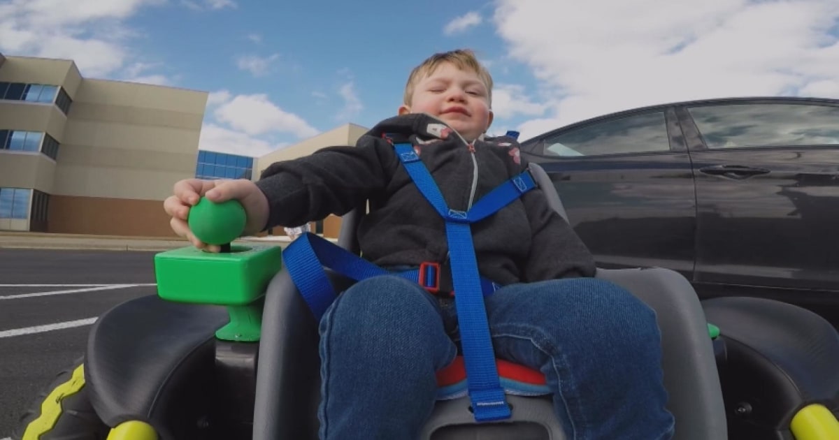 Teenage students build power wheelchair for 2yearold