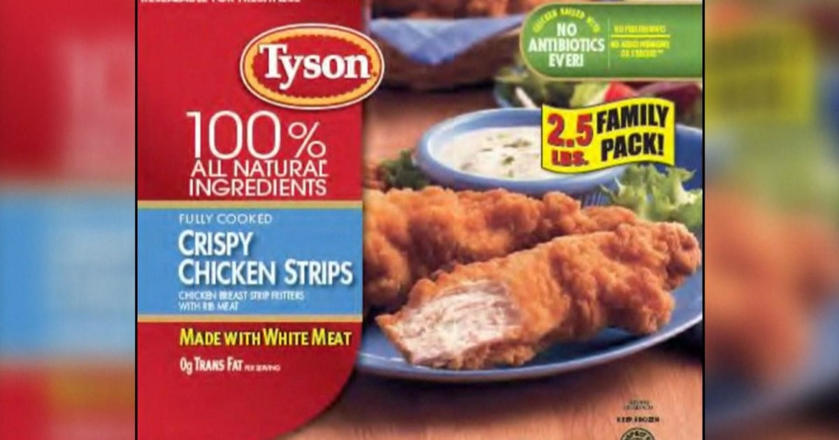 Tyson Frozen Chicken Strips Recalled After Reports Of Metal Pieces