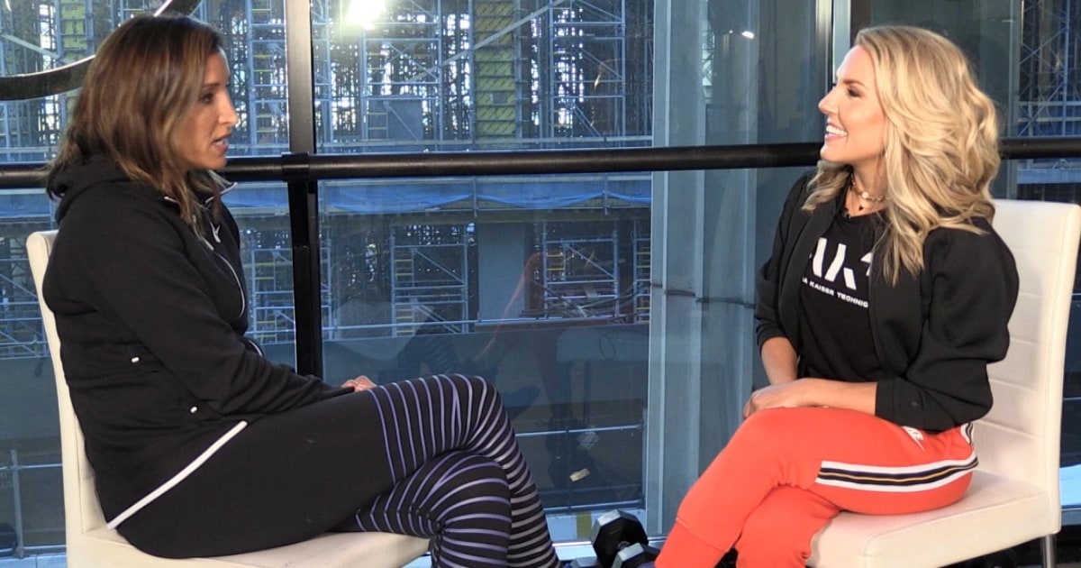 Celebrity trainer Anna Kaiser on work-life balance, mom guilt