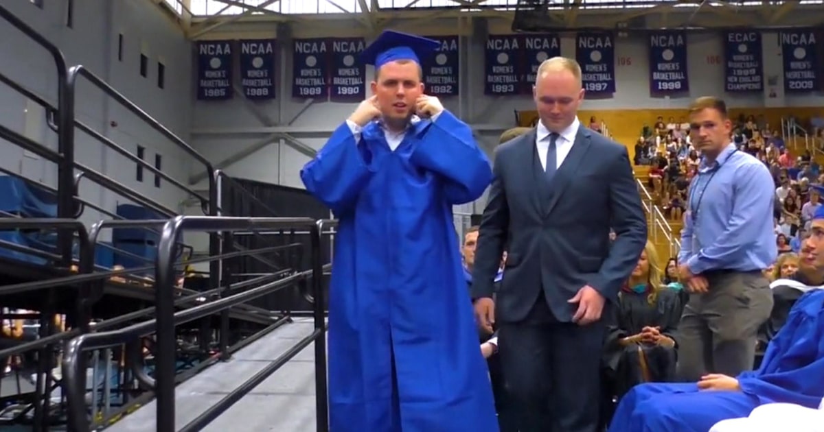 Autistic graduate honored with silent standing ovation