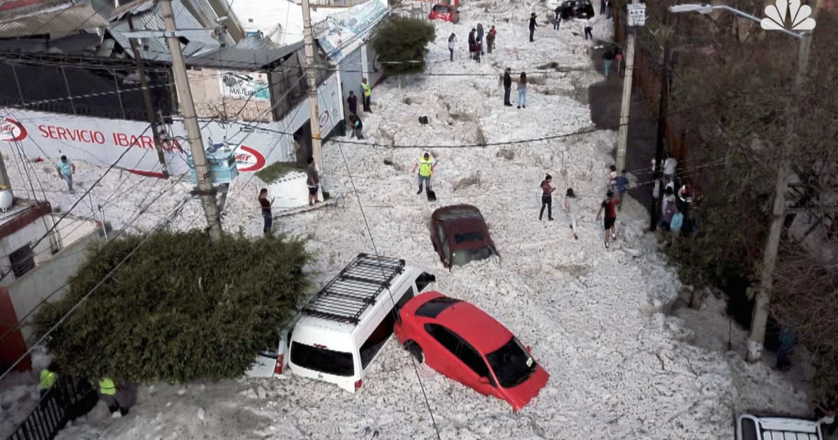 Why Mexico was pelted with hail on the last day of June