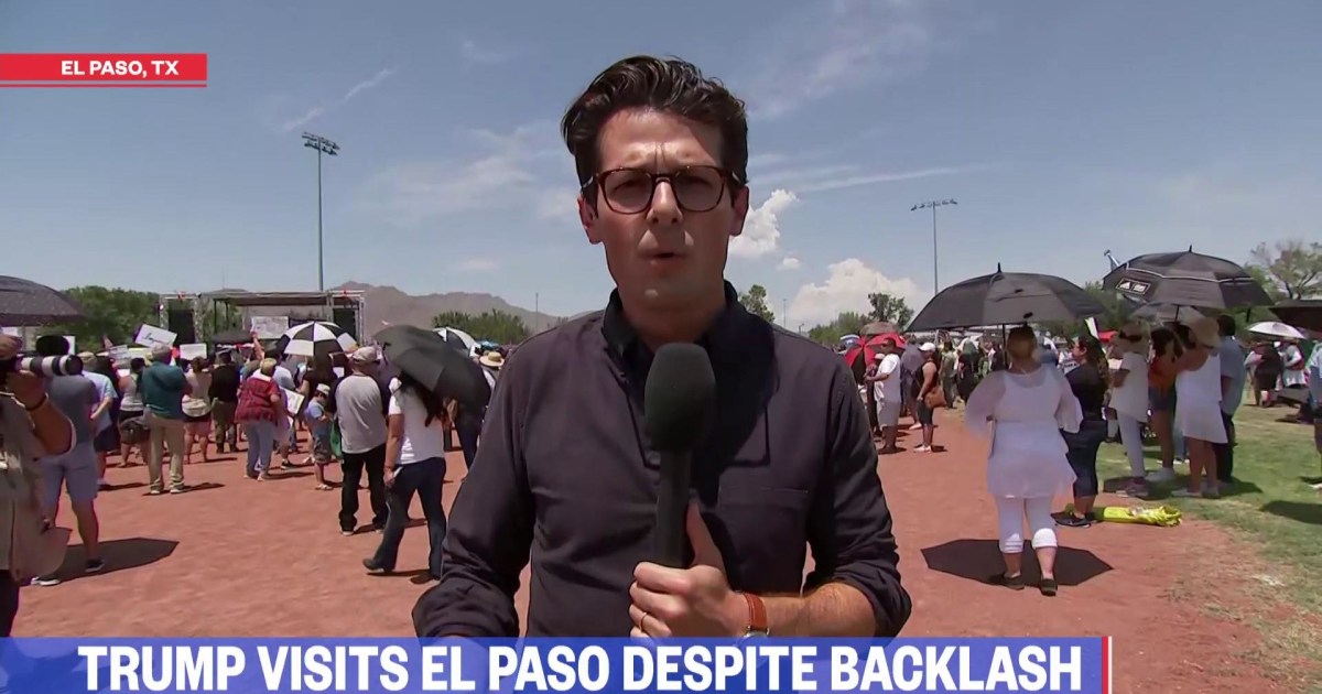 Trump will visit El Paso to witness aftermath of mass shooting