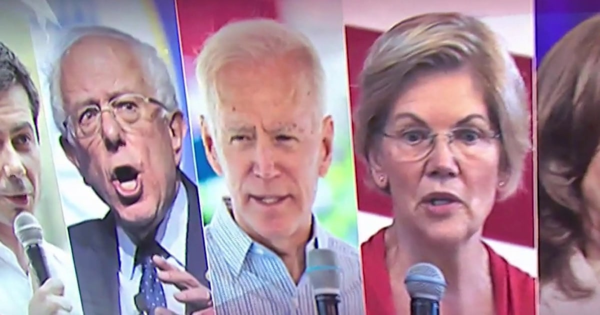 Joe Biden, Bernie Sanders, and Elizabeth Warren to share debate stage for the first time