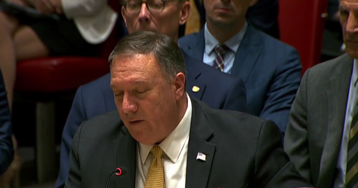 Pompeo fires back after Iran warns U.S. to ‘act with wisdom’