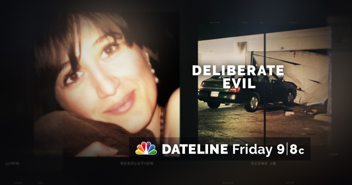 DATELINE FRIDAY SNEAK PEEK Deliberate Evil