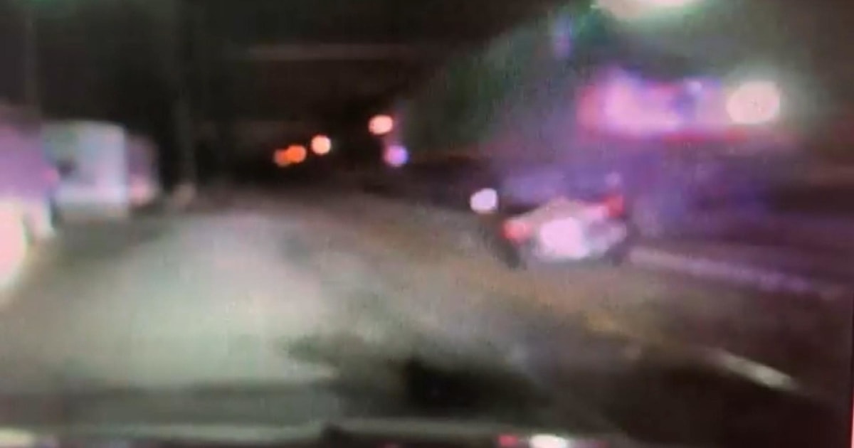 Dashcam video shows train collide with N.J. car stuck on tracks