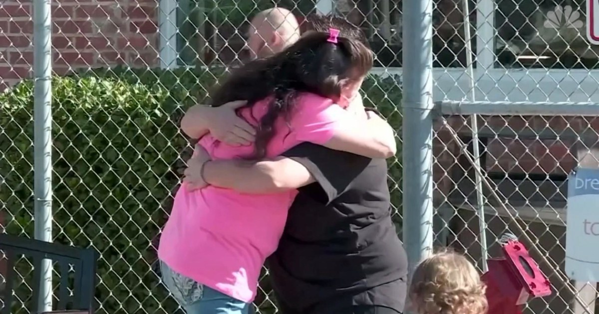 Oklahoma inmates greeted with hugs, cheers as part of biggest one-day ...