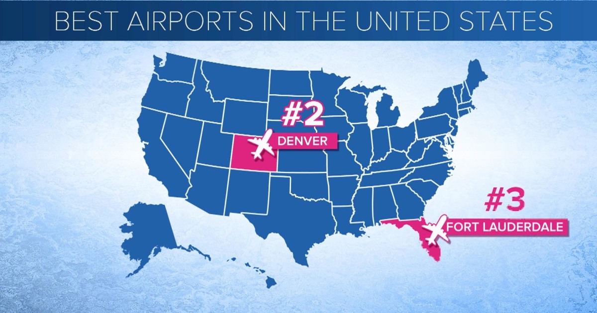 Main Airports Of Usa Map Florida Airports Map