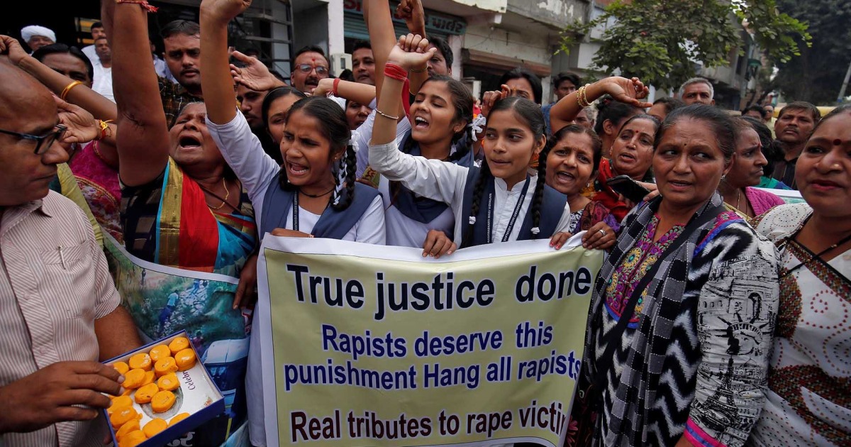 Four gang rape suspects shot dead near crime scene by police in India