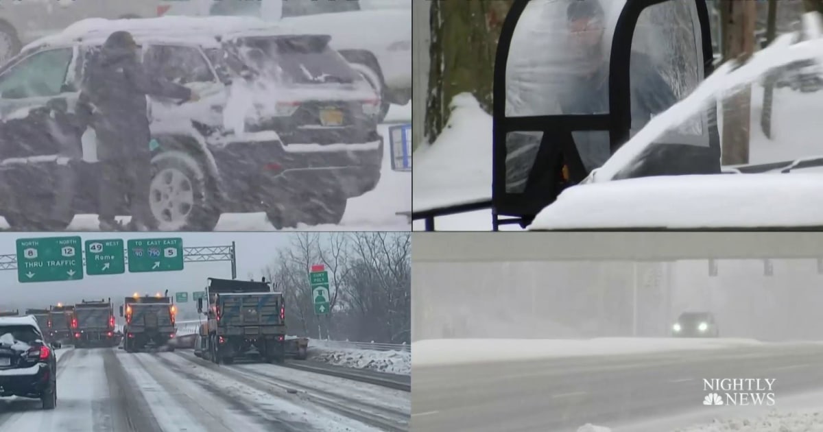 Powerful Nor’easter brings first major snowfall of the season to major ...