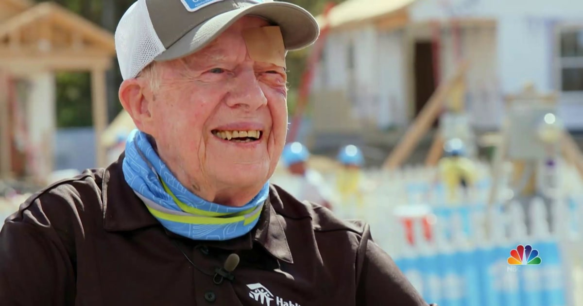 Jimmy Carter’s Habitat for Humanity project builds affordable homes in