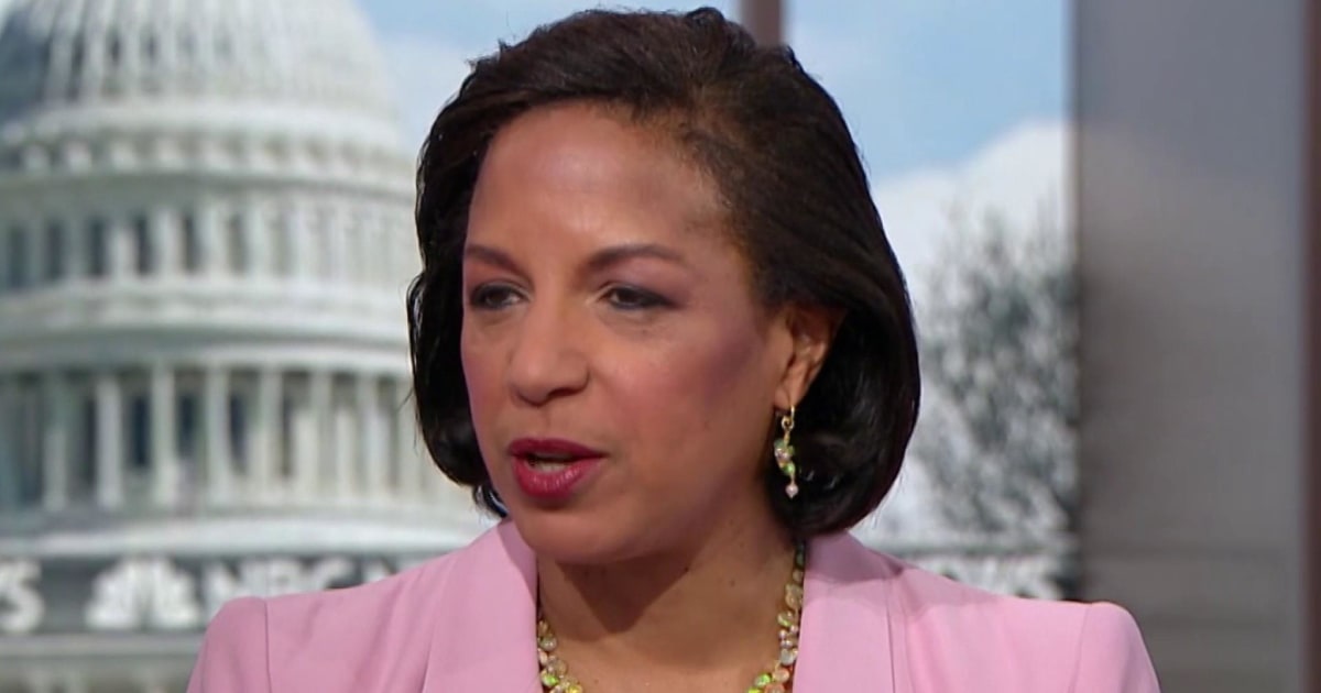 Susan Rice Angry Susan Rice slams Trump, Trump responds to Iran attacks
