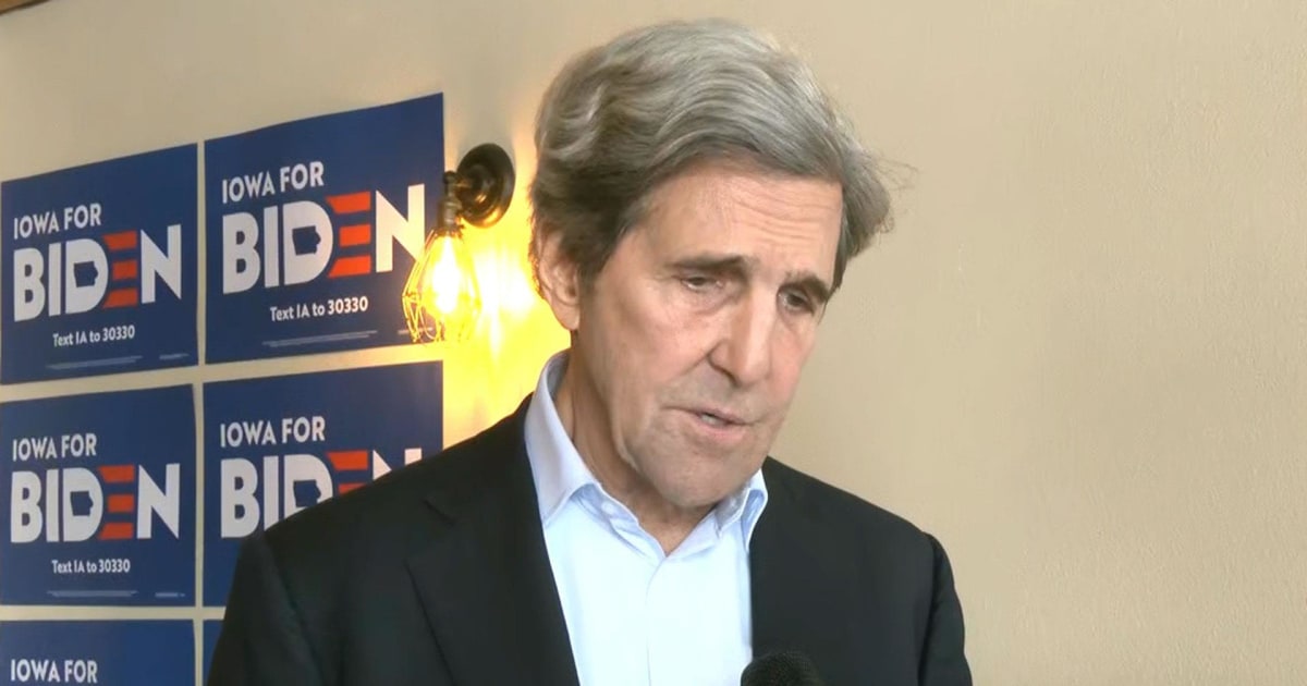 John Kerry on possible 2020 run, helping Biden become president