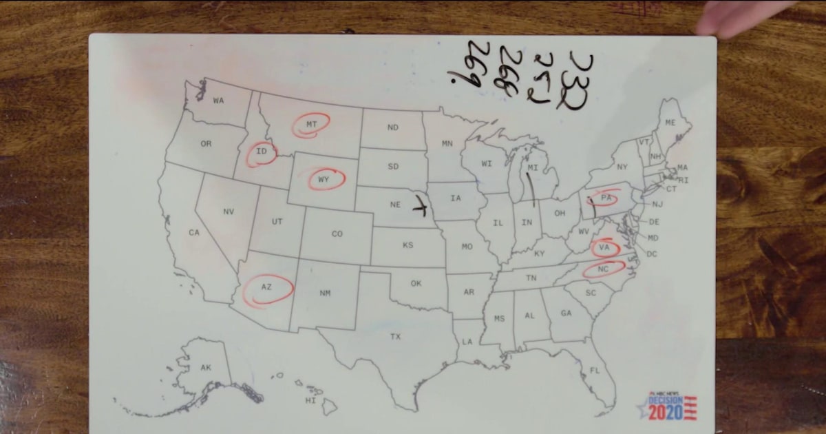 Decision 2020: Breaking down the race to 270 electoral votes to win the ...