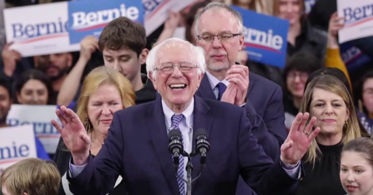 Sanders celebrates New Hampshire primary win