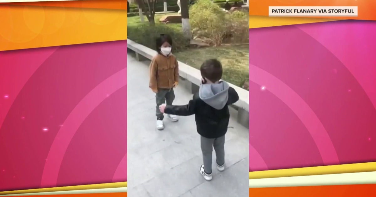 these little boys in China reunite after 2 months of separation