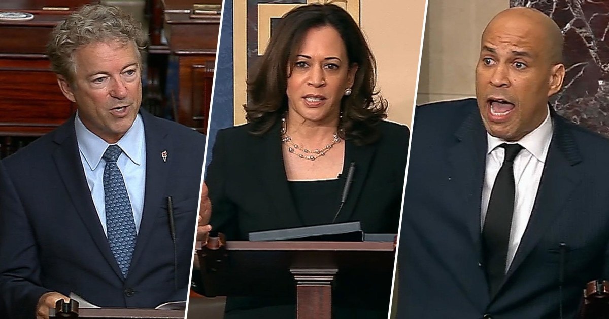 Paul, Harris and Booker debate on anti-lynching bill erupts on Senate floor