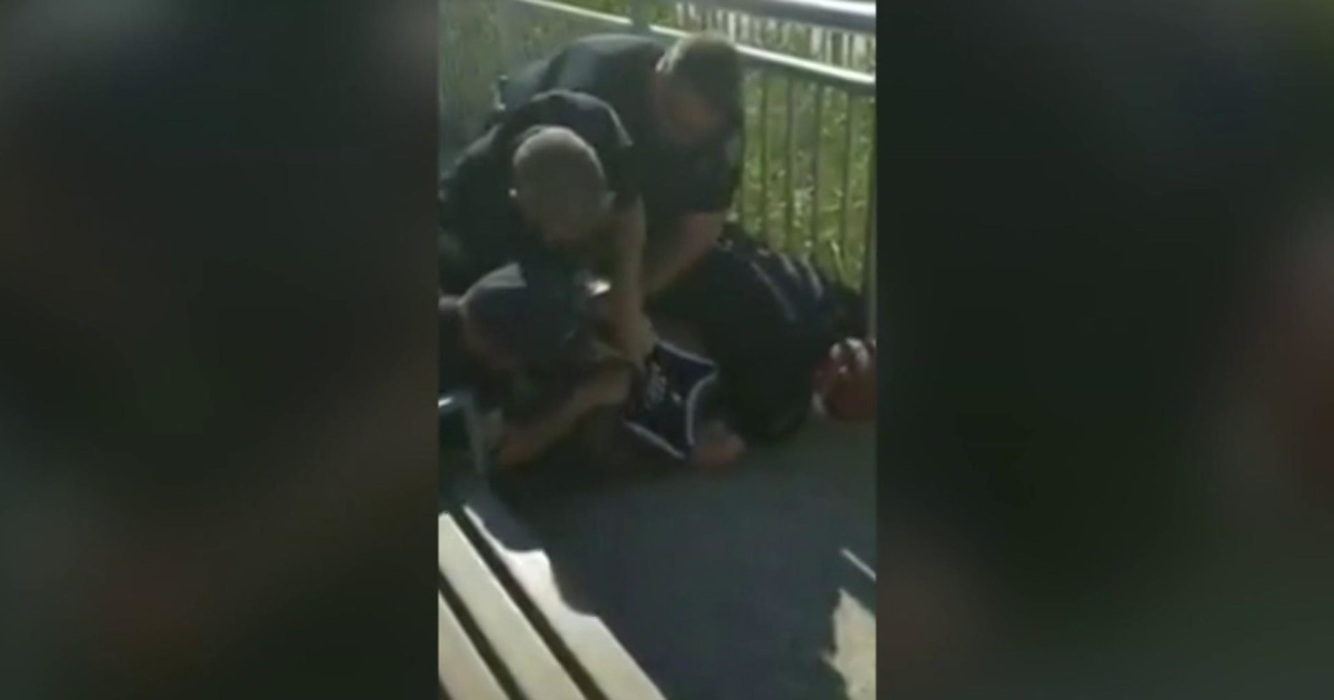 NYPD officer suspended after video shows him apparently using illegal