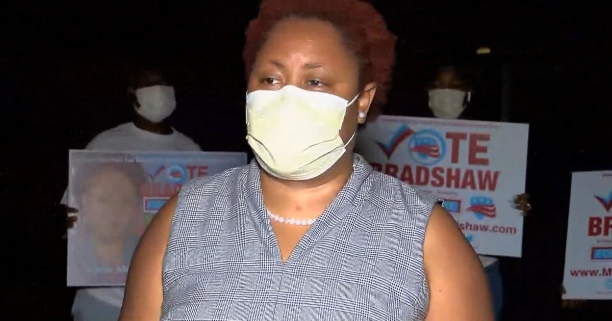 Marquita Bradshaw speaks after upset win in Tennessee Democratic Senate