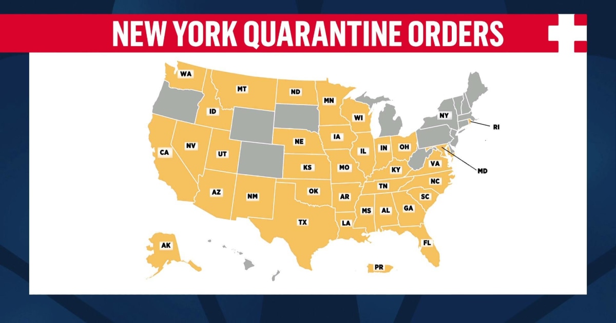 New York City sets quarantine checkpoints for outofstate travelers