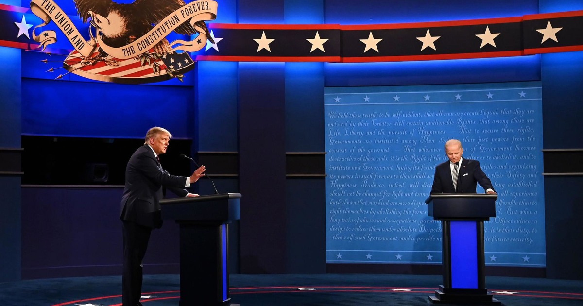 First presidential debate highlights between Trump and Biden