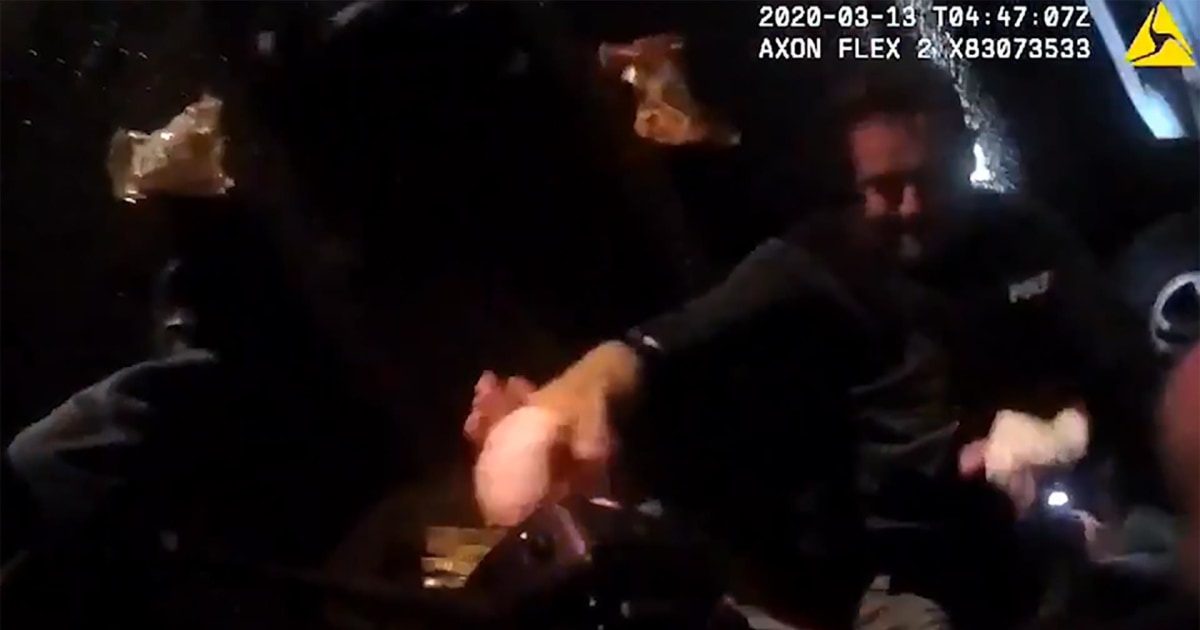 Body camera footage appears to show the immediate moments after the Breonna...