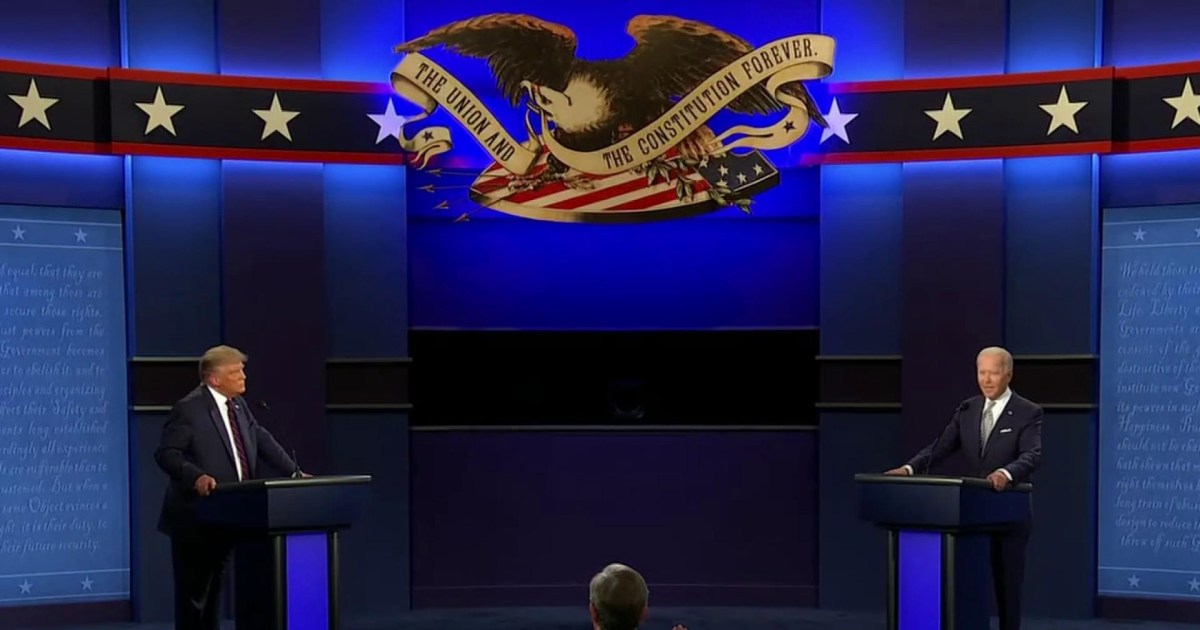 First Trump-Biden debate filled with interruptions, taunts