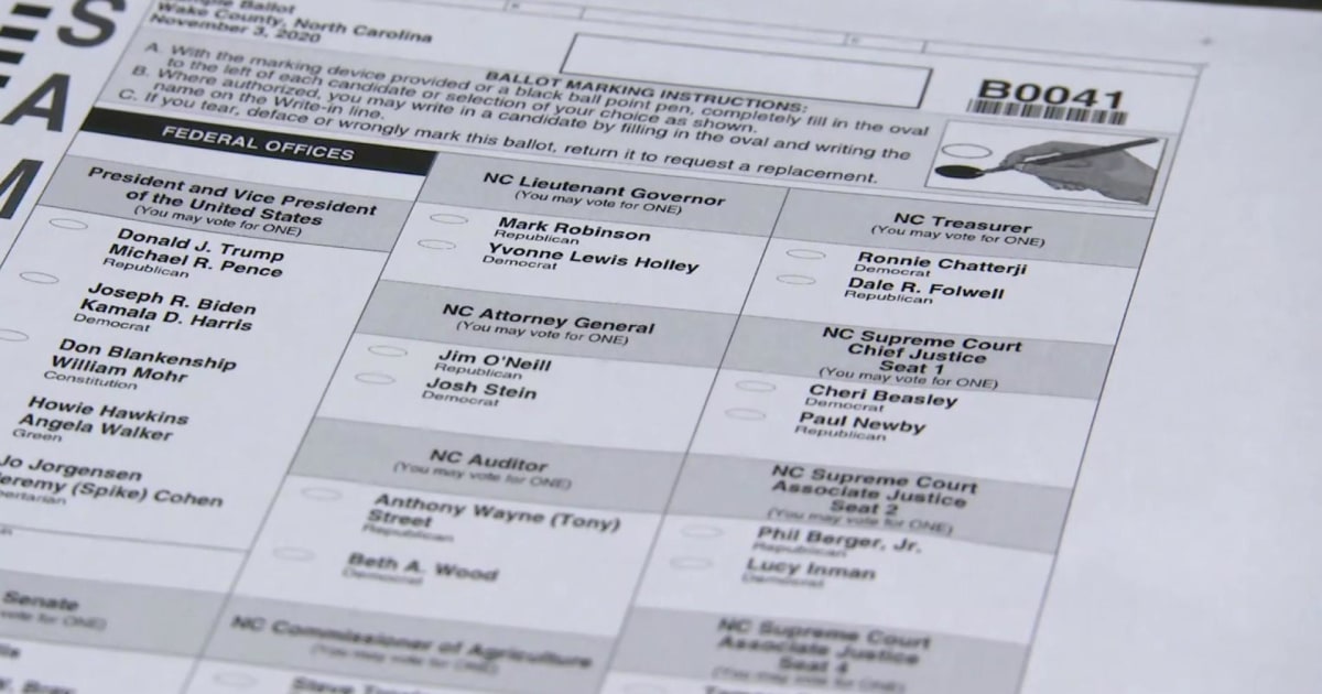North Carolina first state to send out mailin ballots during