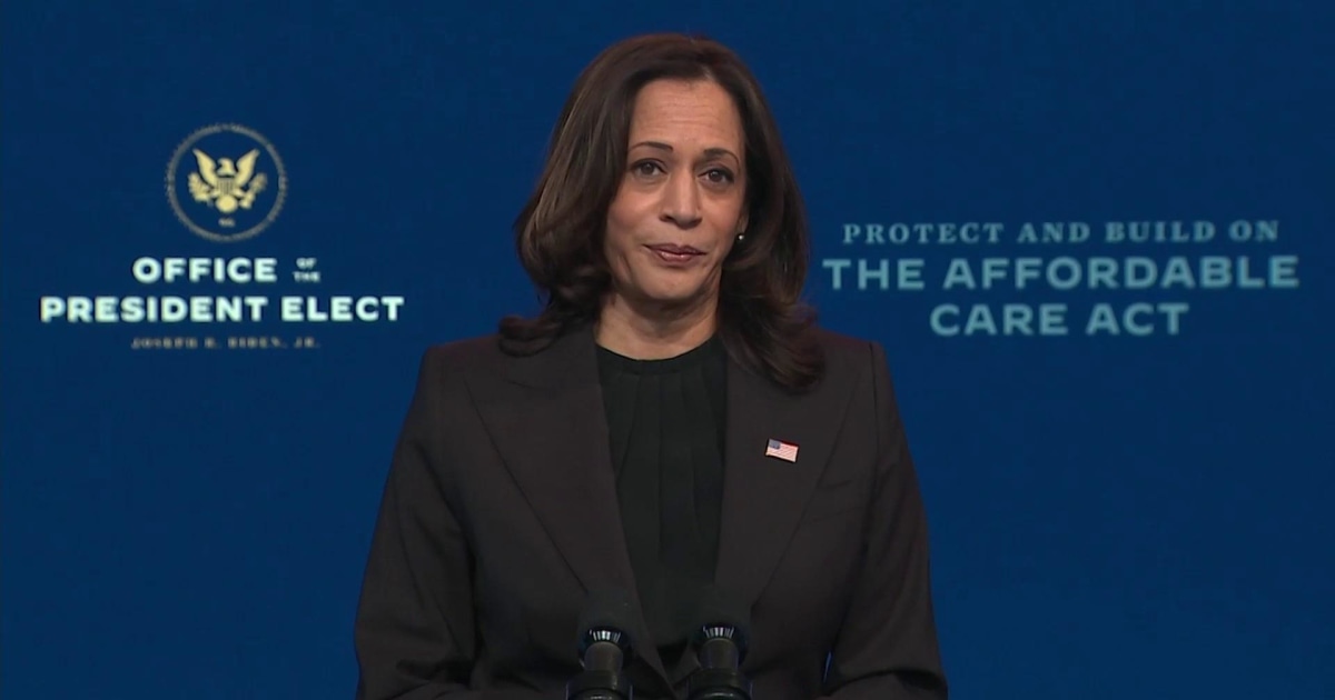 Harris criticizes Supreme Court case against the Affordable Care Act