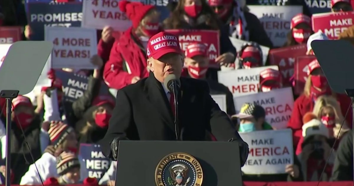 Trump makes final push in battleground states