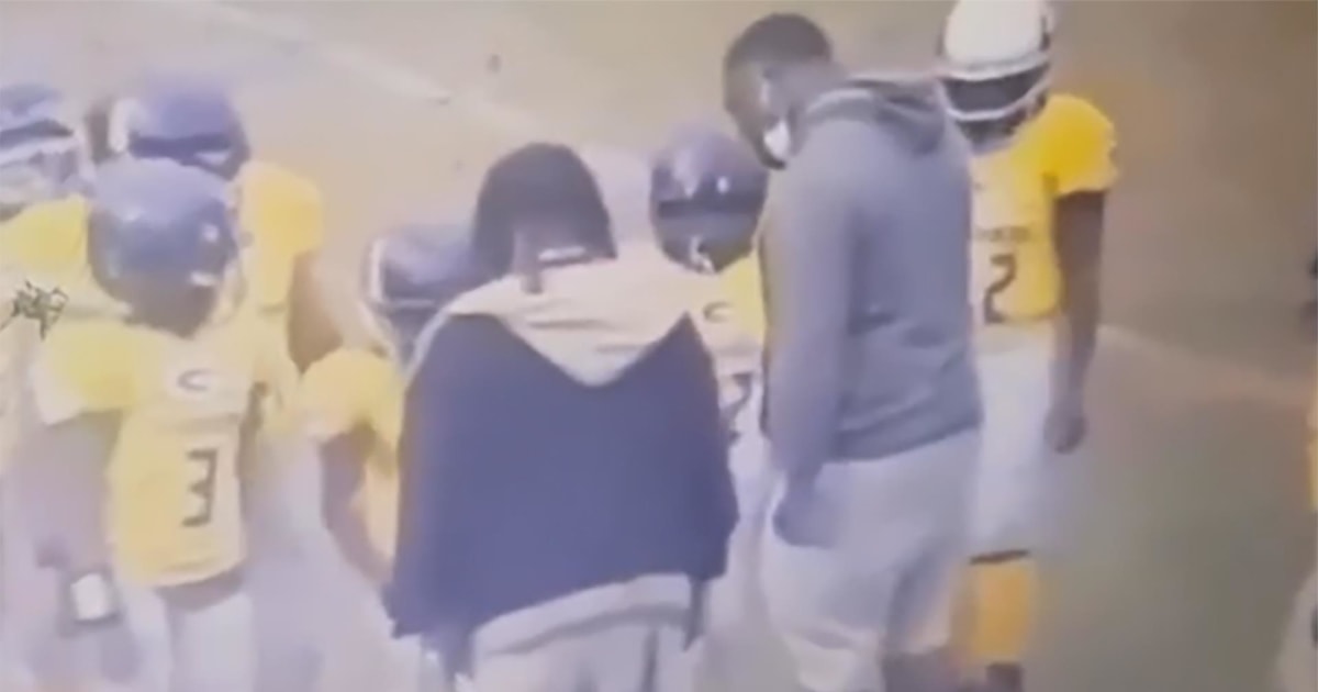 WATCH youth football coach appears to repeatedly hit child