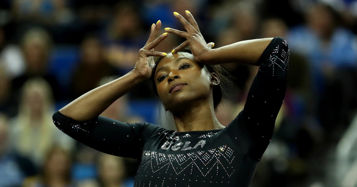 Nia Dennis, gymnast behind viral Beyonce-inspired routine, aims to shine light on 'Black Excellence'