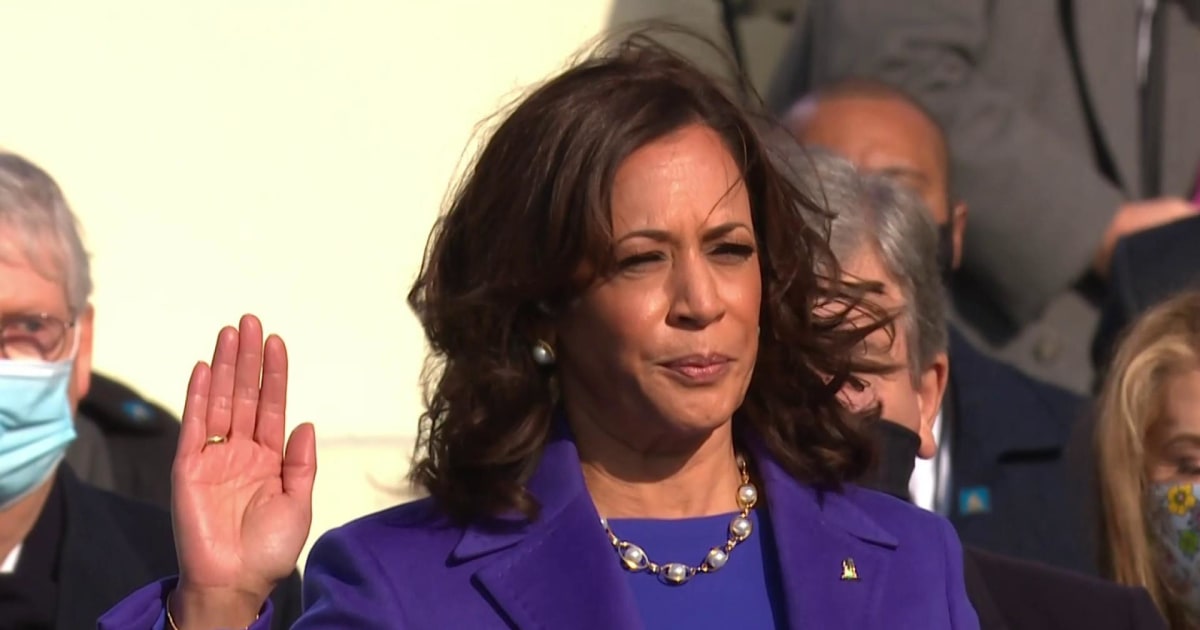 Kamala Harris sworn in as vice president