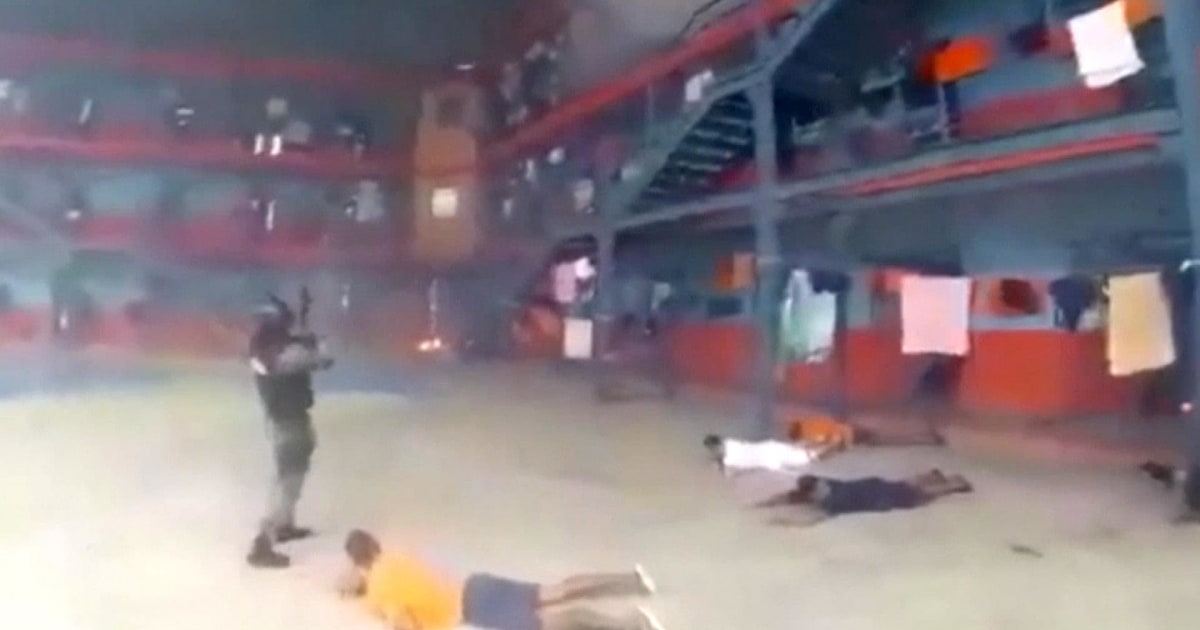 Bodycam video shows police quelling prison riot in Ecuador