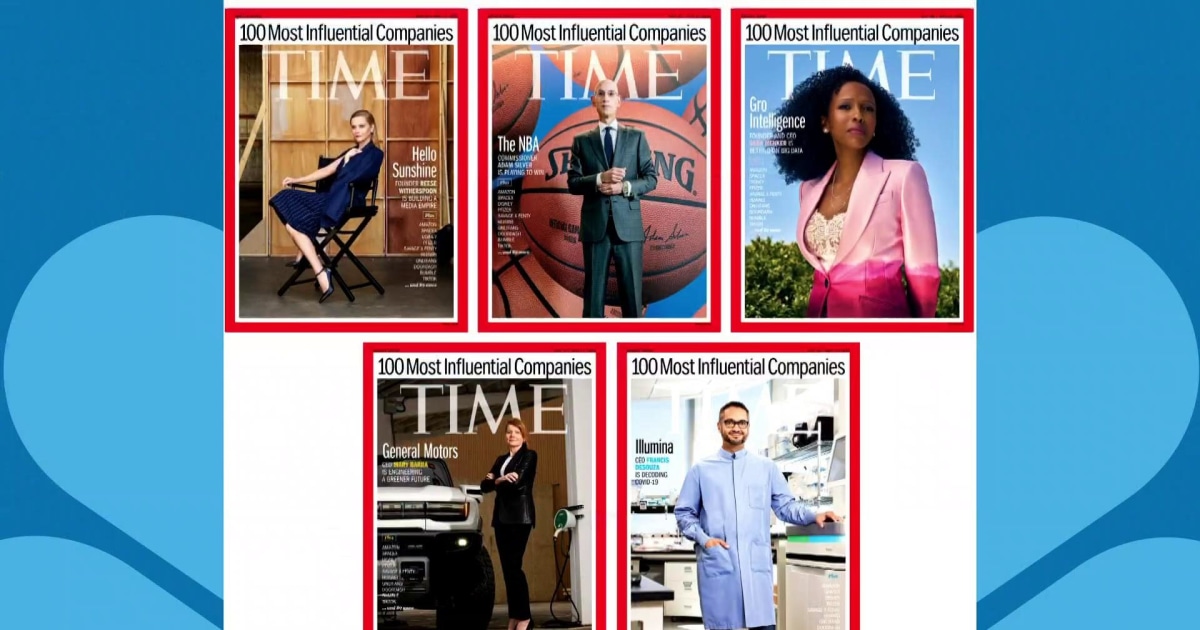 Time Magazine highlights top 100 influential companies