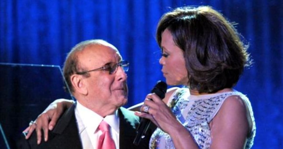 Clive Davis shoots down Whitney lesbian rumors