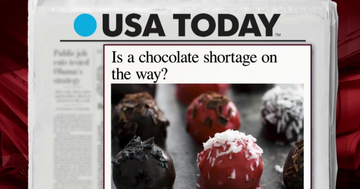 Prepare for a chocolate shortage?