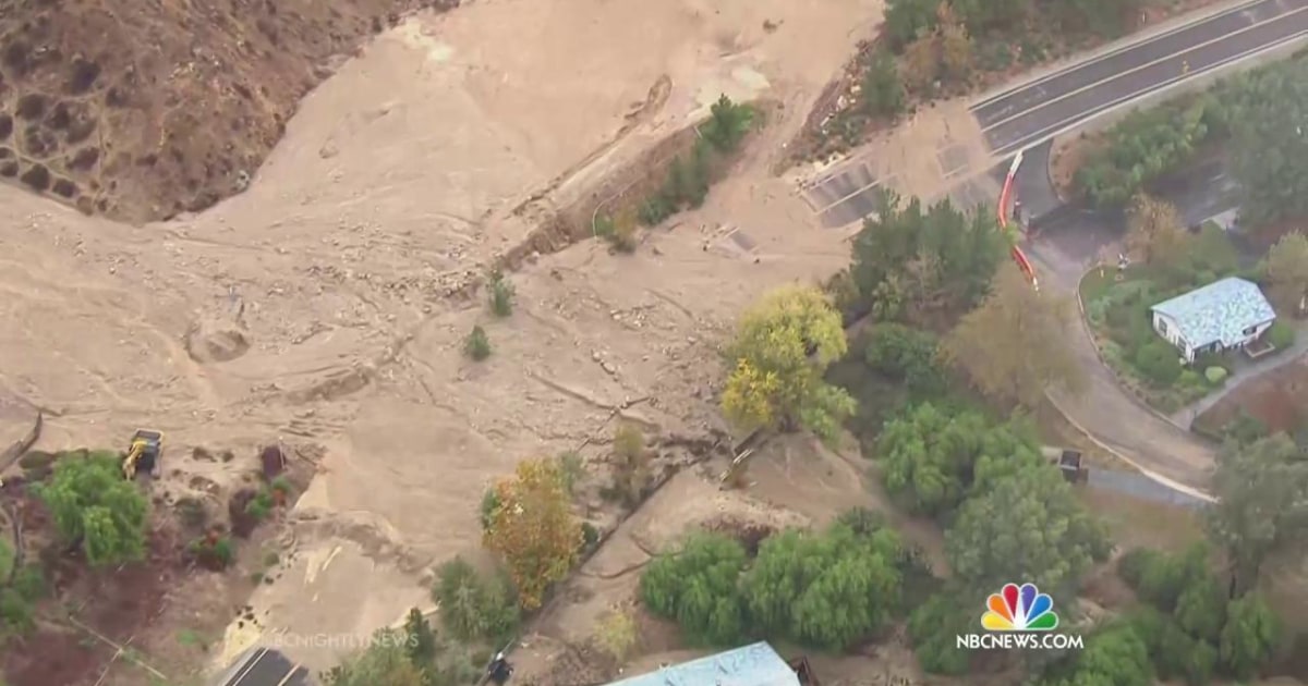 Torrential Rain Unleashes Damage and Mudslides Across California
