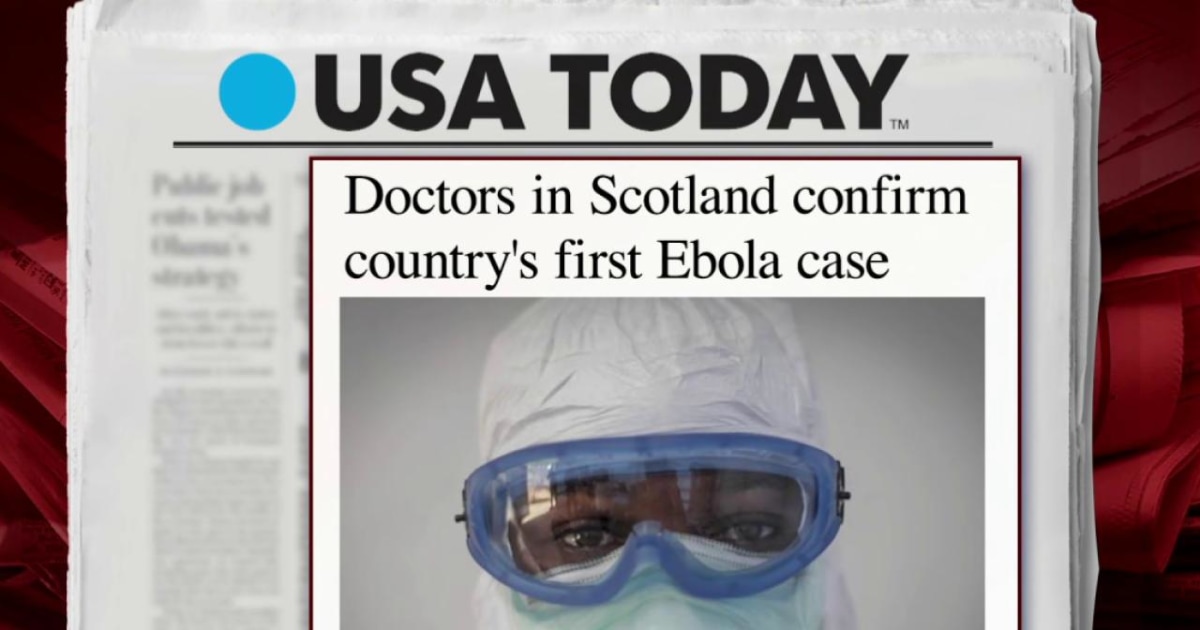 UK confirms first case of Ebola
