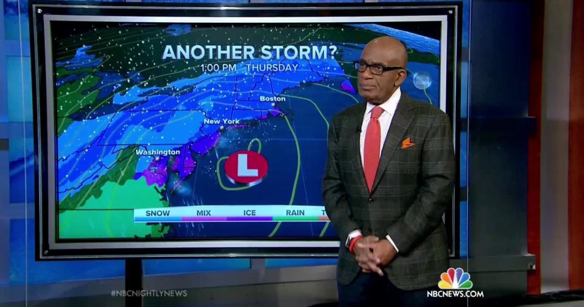 Al Roker Tracks Another Potential Winter Storm