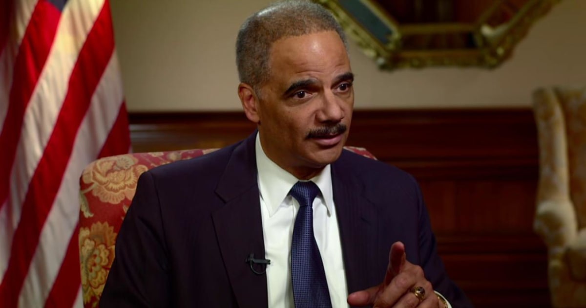 ‘I am Eric Holder and I’m proud of that fact’