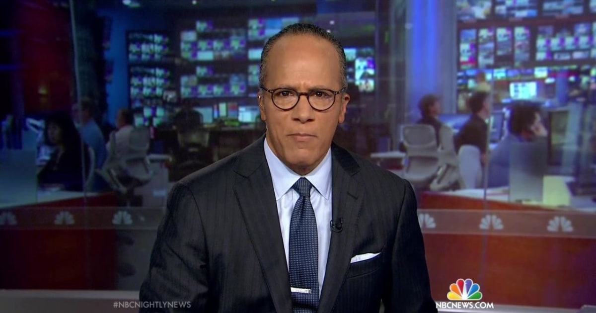 A Note From Lester Holt